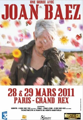 Joan Baez en tournée en France